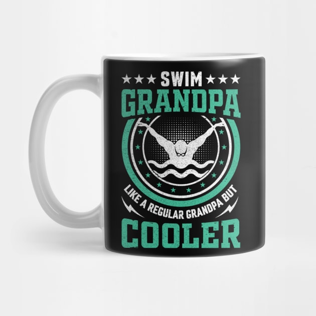 Swim Grandpa - Vintage Circle Swimmer Design by Otaku Vibes